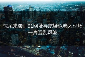 惊呆来袭！91网址导航疑似卷入现场一片混乱风波