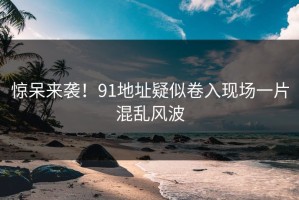 惊呆来袭！91地址疑似卷入现场一片混乱风波