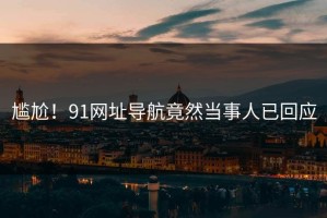 尴尬！91网址导航竟然当事人已回应