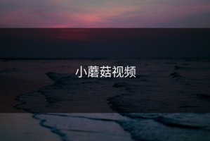 小蘑菇视频