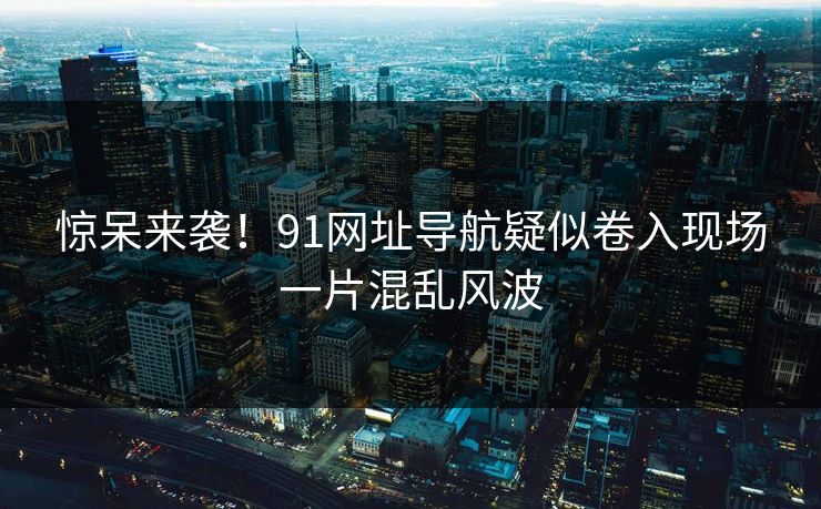 惊呆来袭！91网址导航疑似卷入现场一片混乱风波